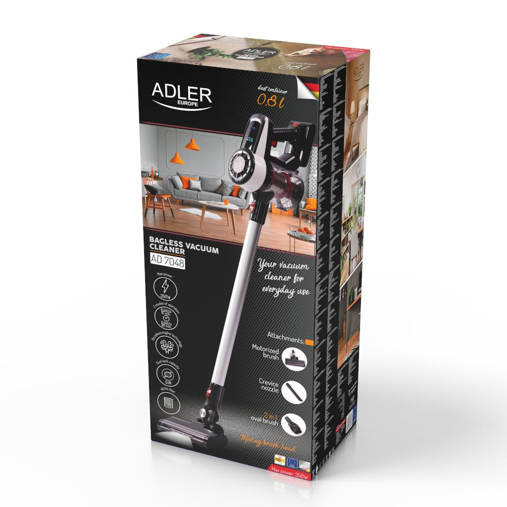 Бездротовий пилосос Adler AD 7048 для зручного прибирання